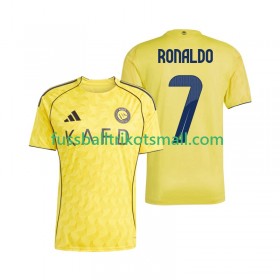 Fußballtrikots Al Nassr Cristiano Ronaldo 7 2025-2026 Kurzarm Heimtrikotsatz kaufen
